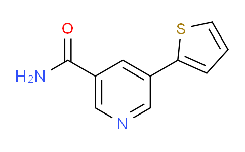 CAS No. 1265919-10-5, 5-(Thiophen-2-yl)nicotinamide