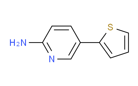 CAS No. 866620-28-2, 5-(Thiophen-2-yl)pyridin-2-amine