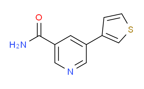 CAS No. 1346687-13-5, 5-(Thiophen-3-yl)nicotinamide