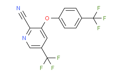 CAS No. 338759-13-0, 5-(Trifluoromethyl)-3-(4-(trifluoromethyl)phenoxy)picolinonitrile