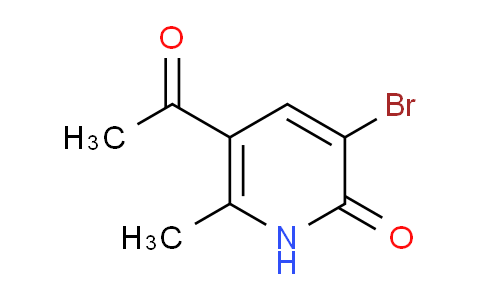 CAS No. 136117-46-9, 5-Acetyl-3-bromo-6-methylpyridin-2(1H)-one
