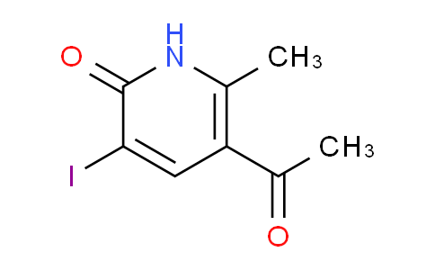 CAS No. 1407532-80-2, 5-Acetyl-3-iodo-6-methylpyridin-2(1H)-one