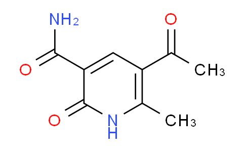 CAS No. 52600-60-9, 5-Acetyl-6-methyl-2-oxo-1,2-dihydropyridine-3-carboxamide
