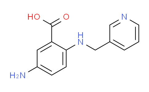 CAS No. 425662-35-7, 5-Amino-2-((pyridin-3-ylmethyl)amino)benzoic acid