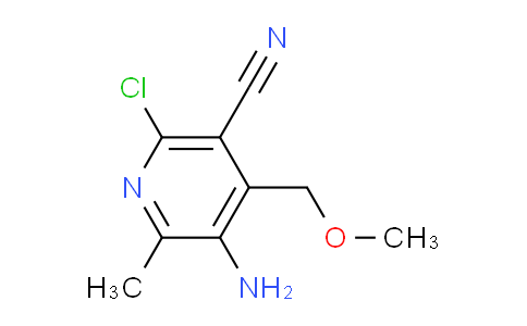 CAS No. 6333-70-6, 5-Amino-2-chloro-4-(methoxymethyl)-6-methylnicotinonitrile