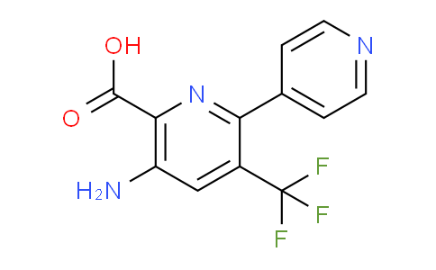 CAS No. 1334547-27-1, 5-Amino-3-(trifluoromethyl)-[2,4'-bipyridine]-6-carboxylic acid