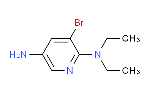 CAS No. 1216027-34-7, 5-Amino-3-bromo-2-(N,N-diethylamino)pyridine