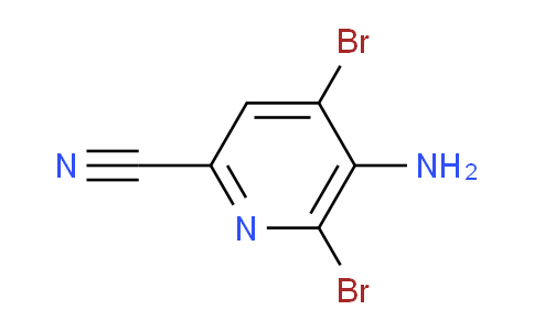 CAS No. 1429510-81-5, 5-Amino-4,6-dibromopyridine-2-carbonitrile