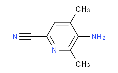 CAS No. 1429510-82-6, 5-Amino-4,6-dimethylpicolinonitrile