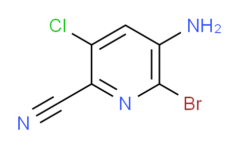 CAS No. 488713-32-2, 5-Amino-6-bromo-3-chloropicolinonitrile