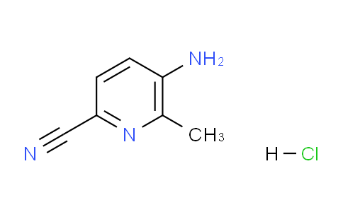 CAS No. 1344734-61-7, 5-Amino-6-methylpicolinonitrile hydrochloride