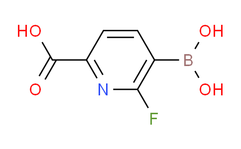 CAS No. 1256355-13-1, 5-Borono-6-fluoropicolinic acid