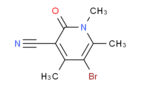 CAS No. 1379301-51-5, 5-Bromo-1,4,6-trimethyl-2-oxo-1,2-dihydropyridine-3-carbonitrile