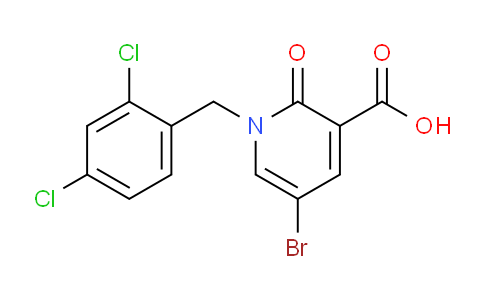 CAS No. 886360-99-2, 5-Bromo-1-(2,4-dichlorobenzyl)-2-oxo-1,2-dihydropyridine-3-carboxylic acid