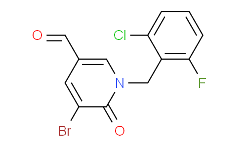 CAS No. 952183-68-5, 5-Bromo-1-(2-chloro-6-fluorobenzyl)-6-oxo-1,6-dihydropyridine-3-carbaldehyde
