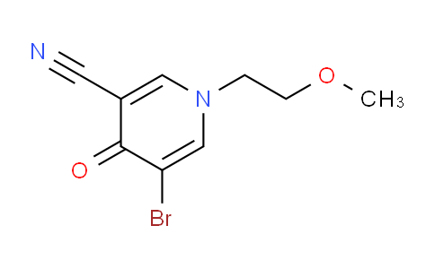 CAS No. 1707727-64-7, 5-Bromo-1-(2-methoxyethyl)-4-oxo-1,4-dihydropyridine-3-carbonitrile