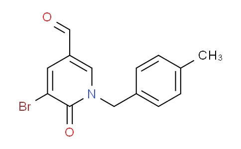 CAS No. 952183-73-2, 5-Bromo-1-(4-methylbenzyl)-6-oxo-1,6-dihydropyridine-3-carbaldehyde