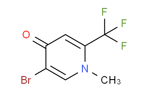 CAS No. 1820712-52-4, 5-Bromo-1-methyl-2-(trifluoromethyl)pyridin-4(1H)-one