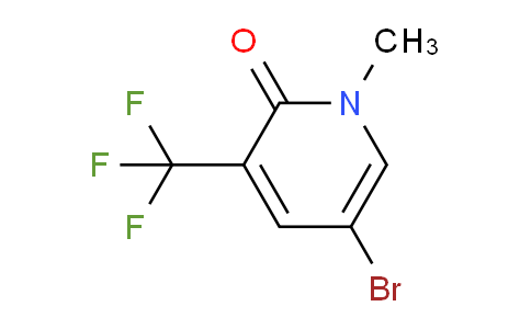 CAS No. 214342-73-1, 5-Bromo-1-methyl-3-(trifluoromethyl)pyridin-2(1H)-one