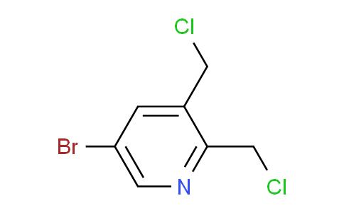 CAS No. 155187-02-3, 5-Bromo-2,3-bis(chloromethyl)pyridine
