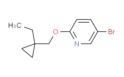 CAS No. 1427022-08-9, 5-Bromo-2-((1-ethylcyclopropyl)methoxy)pyridine