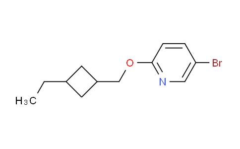 CAS No. 1427012-95-0, 5-Bromo-2-((3-ethylcyclobutyl)methoxy)pyridine