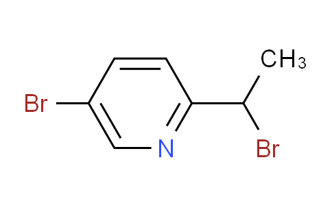 CAS No. 187617-57-8, 5-Bromo-2-(1-bromoethyl)pyridine