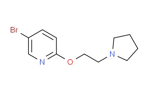 CAS No. 180916-06-7, 5-Bromo-2-(2-(pyrrolidin-1-yl)ethoxy)pyridine