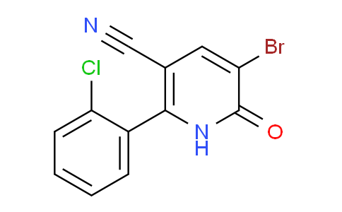 CAS No. 1707568-52-2, 5-Bromo-2-(2-chlorophenyl)-6-oxo-1,6-dihydropyridine-3-carbonitrile