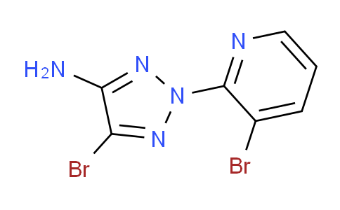 CAS No. 1708168-56-2, 5-Bromo-2-(3-bromopyridin-2-yl)-2H-1,2,3-triazol-4-amine