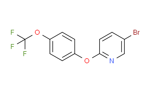 CAS No. 909849-01-0, 5-Bromo-2-(4-(trifluoromethoxy)phenoxy)pyridine