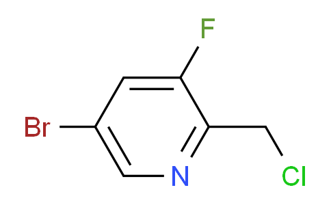 CAS No. 1227496-51-6, 5-Bromo-2-(chloromethyl)-3-fluoropyridine