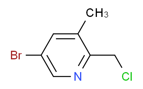 CAS No. 1015060-31-7, 5-Bromo-2-(chloromethyl)-3-methylpyridine