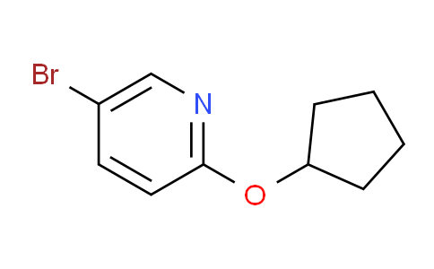 CAS No. 494771-68-5, 5-Bromo-2-(cyclopentyloxy)pyridine