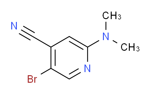 CAS No. 1356109-66-4, 5-Bromo-2-(dimethylamino)isonicotinonitrile
