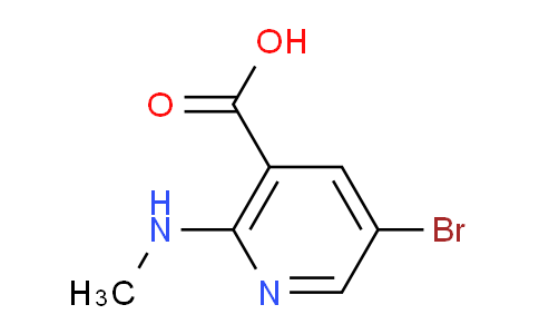 CAS No. 610279-81-7, 5-Bromo-2-(methylamino)nicotinic acid