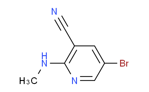 CAS No. 1346534-48-2, 5-Bromo-2-(methylamino)nicotinonitrile