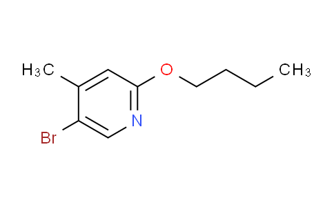 CAS No. 1289008-41-8, 5-Bromo-2-butoxy-4-methylpyridine