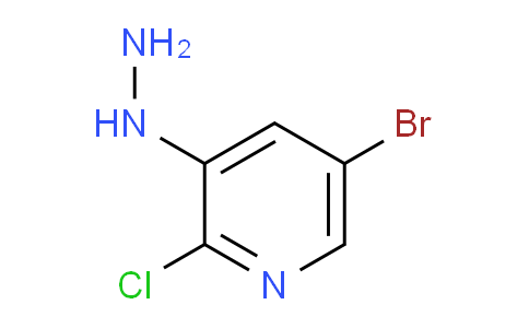 CAS No. 1335055-41-8, 5-Bromo-2-chloro-3-hydrazinylpyridine