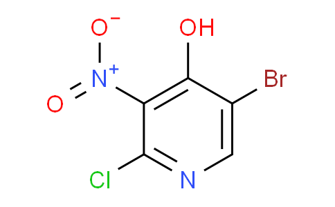 CAS No. 1334137-23-3, 5-Bromo-2-chloro-3-nitropyridin-4-ol