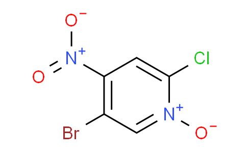 CAS No. 1379366-01-4, 5-Bromo-2-chloro-4-nitropyridine 1-oxide