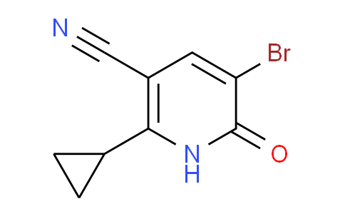 CAS No. 1710661-32-7, 5-Bromo-2-cyclopropyl-6-oxo-1,6-dihydropyridine-3-carbonitrile