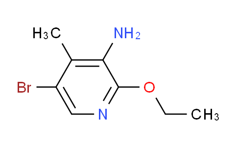 CAS No. 1373233-15-8, 5-Bromo-2-ethoxy-4-methylpyridin-3-amine