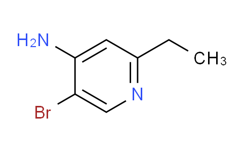 CAS No. 1381941-36-1, 5-Bromo-2-ethylpyridin-4-amine