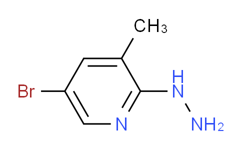 CAS No. 1216259-76-5, 5-Bromo-2-hydrazinyl-3-methylpyridine