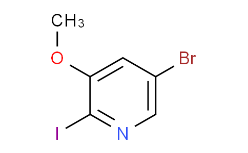 CAS No. 944805-60-1, 5-Bromo-2-iodo-3-methoxypyridine