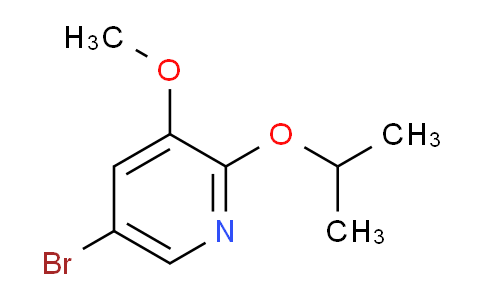 CAS No. 1241752-33-9, 5-Bromo-2-isopropoxy-3-methoxypyridine