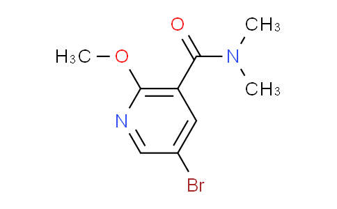 CAS No. 1072854-96-6, 5-Bromo-2-methoxy-N,N-dimethylnicotinamide