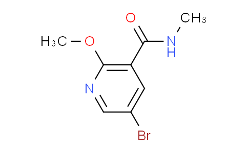 CAS No. 1072854-99-9, 5-Bromo-2-methoxy-N-methylnicotinamide