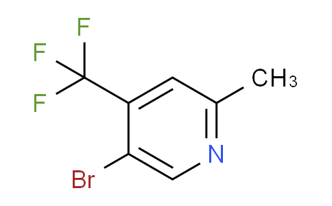 CAS No. 1211591-90-0, 5-Bromo-2-methyl-4-(trifluoromethyl)pyridine